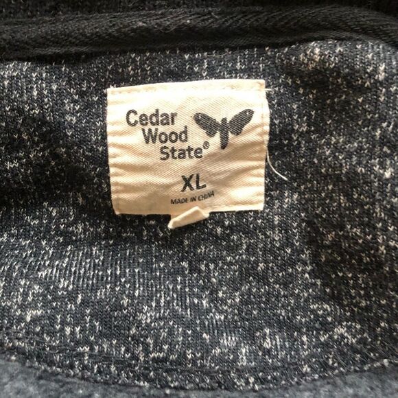 CEDAR WOOD State Pullover, Blue/cream size XL - Picture 4 of 5